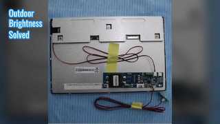 Panneau LCD extérieur haute luminosité de 10,1 pouces