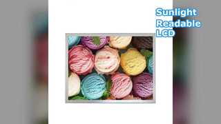 Panneau LCD lisible à la lumière du soleil de 15 pouces