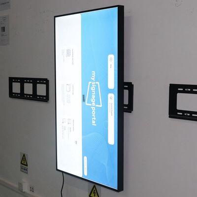 32 écrans de visualisation de fenêtre de vente au détail d'affichage à cristaux liquides de bâti de mur d'écran de la publicité de Signage de Digital