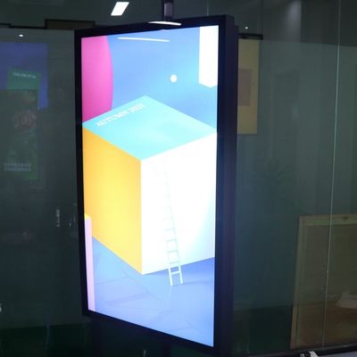 l'affichage à cristaux liquides 49inch extérieur montre le totem extérieur de publicité interactive du joueur 5000nits de la publicité d'affichage à cristaux liquides