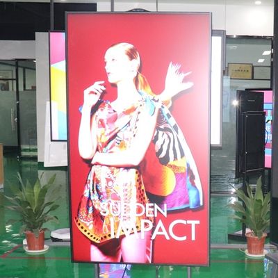Écran d'affichage à cristaux liquides de 65 pouces pour le kiosque d'affichage à cristaux liquides de moniteurs de la publicité de fenêtre de magasin