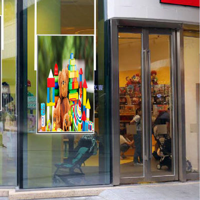 Double fenêtre bilatérale d'intense luminosité de la publicité d'affichage de 43 pouces faisant face à l'écran accrochant