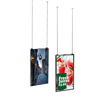 Magasins de détail Affichage LCD double face 700-1000 nits Lumière