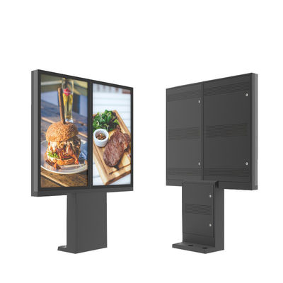 65 pouces en extérieur Drive à travers les panneaux de menus Publicité Ip56 imperméable à l'eau verticale