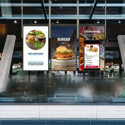 Affichage LCD de 43 pouces sur le toit de la maison
