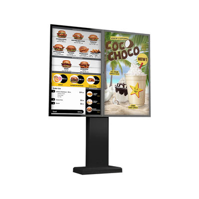 Restaurant de restauration rapide numérique Drive à travers le menu 49 pouces Android 7.1
