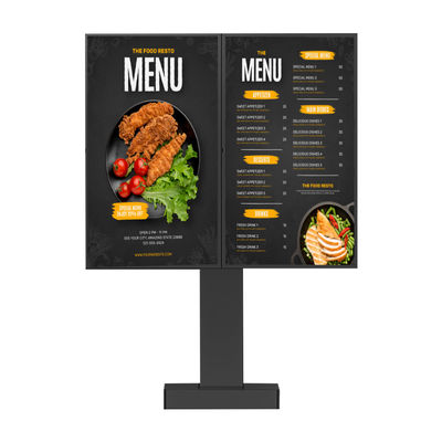Affichage à l'écran LCD résistant à l'eau pour la publicité de restaurants