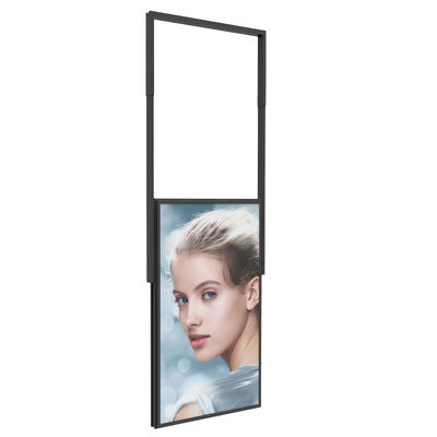Affichage LCD ultra mince de 43 pouces à double face pour vitrine
