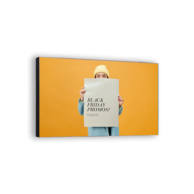 Panneau d'affichage numérique semi-extérieur de 65 pouces avec une luminosité élevée et une entrée HDMI