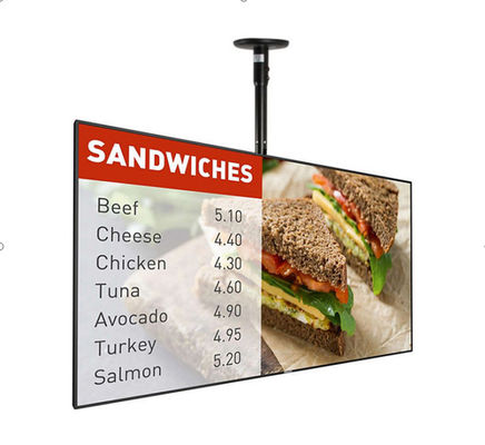 Fengshi 32 pouces 700nit FHD Ultra étroit Tableaux de menus numériques intérieurs Pour les restaurants