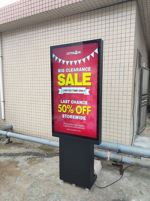 Affichage LCD extérieur IP66 étanche à l'eau